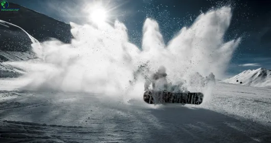 Skiing and snowboarding